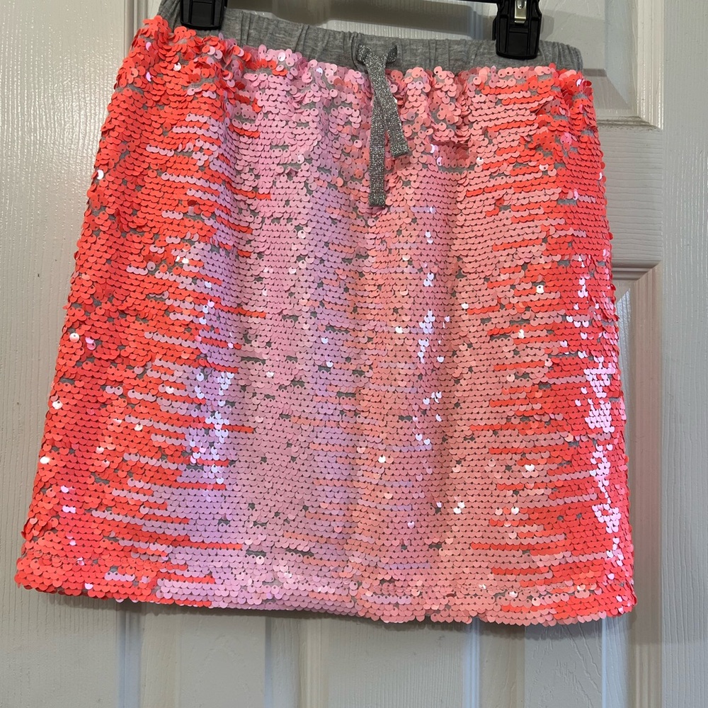 Rockets Of Awesome Girls Pink | Grey | Sequins Skirt size: Girls 12
